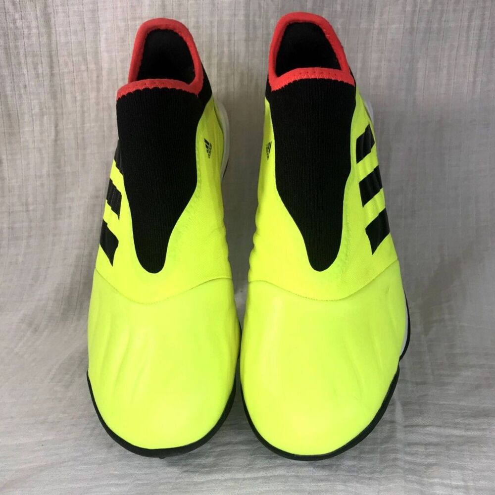 Adidas Turf Copa Sense.3 Soccer/Football Shoes M Sz 7/W Sz 8 Neon Yellow Lt Wt